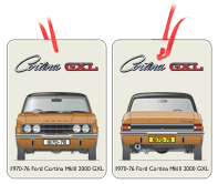 Ford Cortina MkIII GXL 4dr 1970-76 Air Freshener